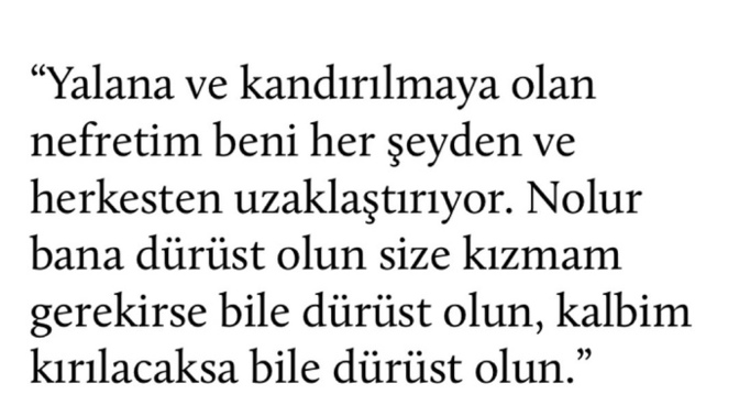 Dürüst olmayı seviyor musunuz?