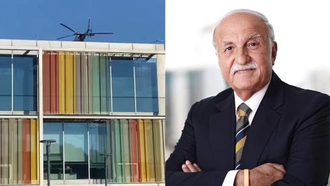 Hüsnü Özyeğin, sahibi olduğu üniversiteye helikopterle geldi. Sen üniversite sahibi olsaydın böyle bir davranışta bulunur muydun?