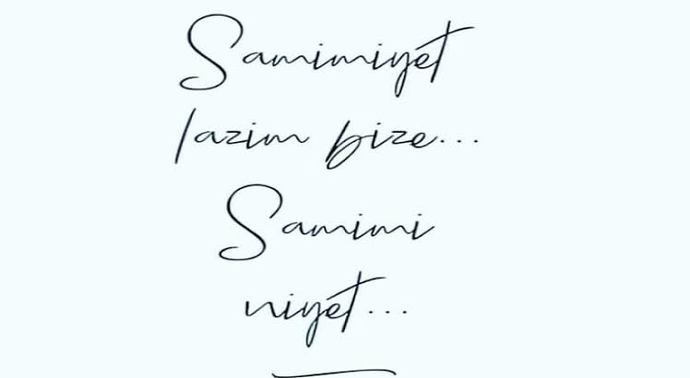 Samimiyetine inandığınız insanlara ne diye seslenirsiniz?