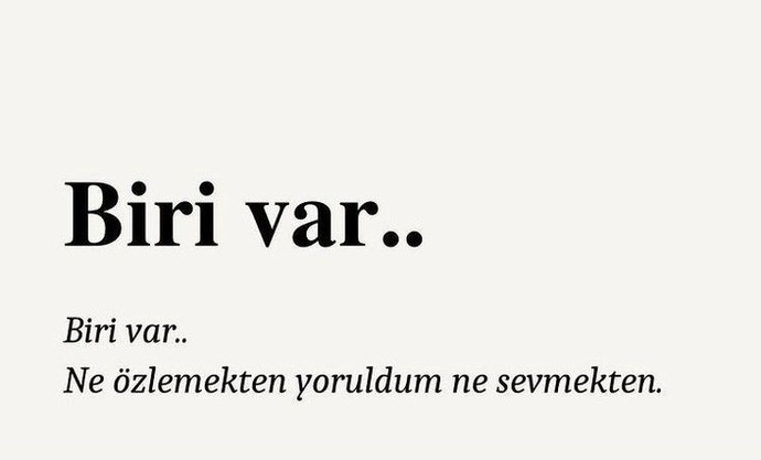 Çok sevdiğin biri var mı?