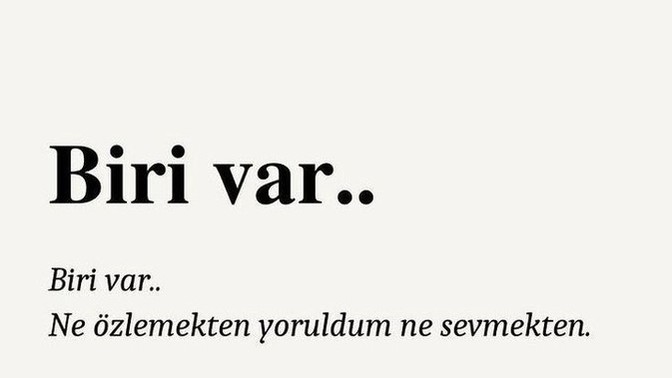 Çok sevdiğin biri var mı?