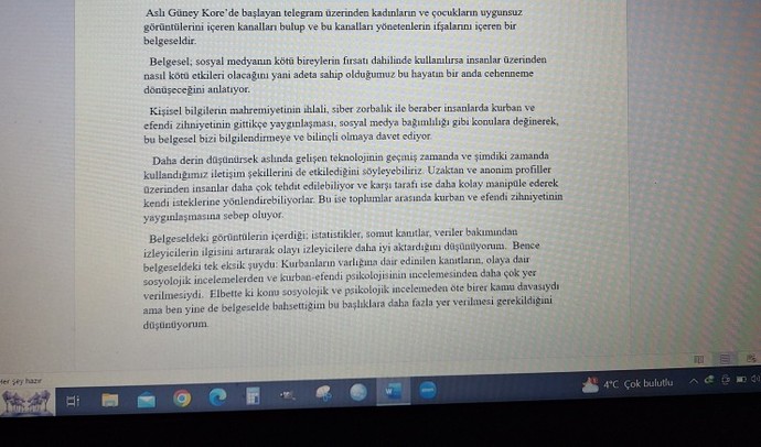 Bir üni öğrencisi için bu cümleler düşük müdür?
