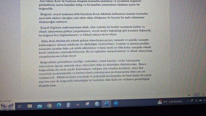 Bir üni öğrencisi için bu cümleler düşük müdür?