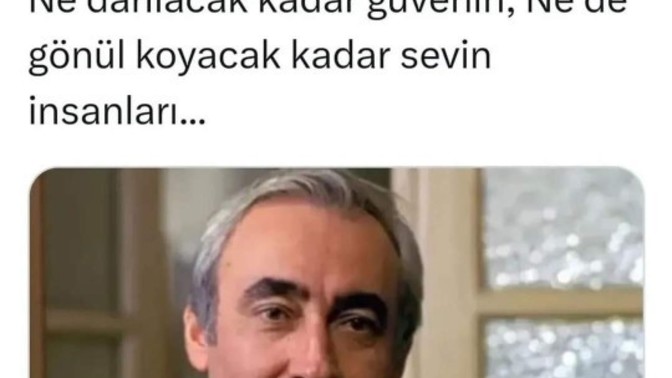 "Güven ve Sevmek" neden bu kadar yozlaştı ve toplumda ve insanların birbirine tahammül kalmadı?