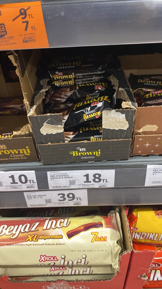 Bir çikolata 18t mi pahalı değil mi?