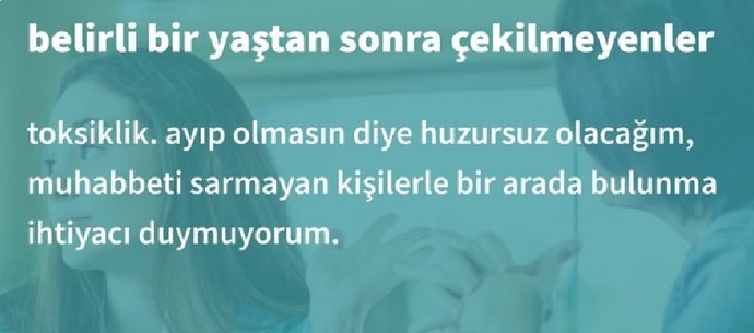Çekemiyorum dediğiniz bir herhangi bişey var mı?