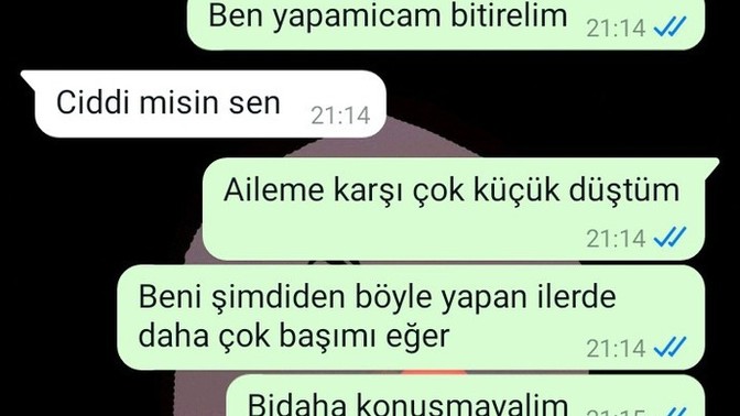 Sevgilim aniden tanışmayı iptal etti ve bu mesajları attı ailemle onun arasında kaldım ne yapmalıyım kim haklı?