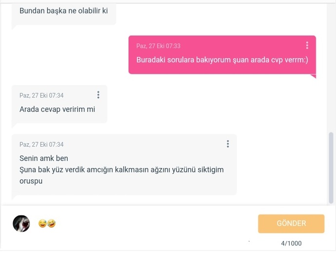 Bu mal beni niye engelledi Bn yalnis bir şey mi soyledim anlamdm🙄?