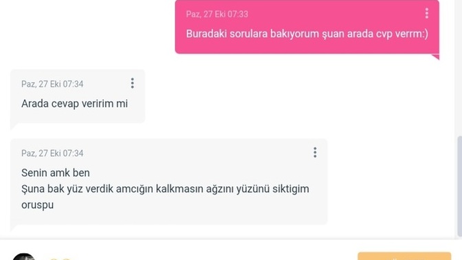 Bu mal beni niye engelledi Bn yalnis bir şey mi soyledim anlamdm🙄?