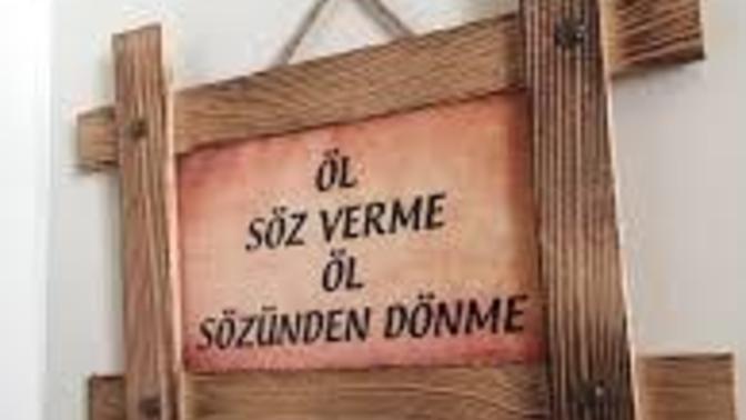 Kendinize verdiğiniz sözden dönmeniz için ne olması gerekir?