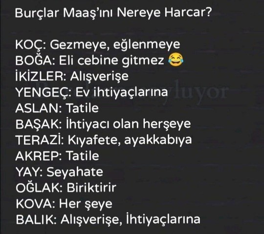 Burcunuza göre maaşınızı nereye harcıyorsunuz?