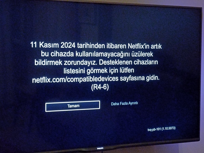 Netflix 2015 öncesinde üretilmiş tvlerde çalışmayacakmış... ?