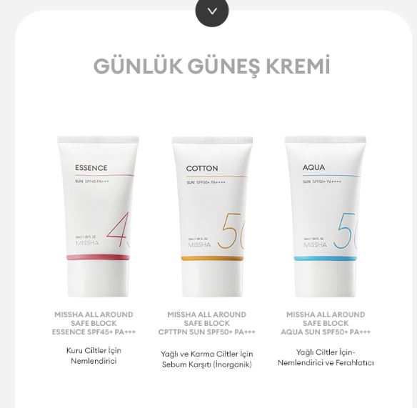 Güneş kremi önerisi?