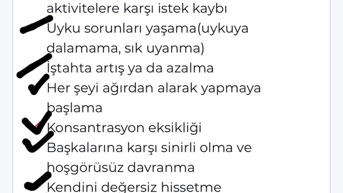 Depresyonda mıyım canlar?