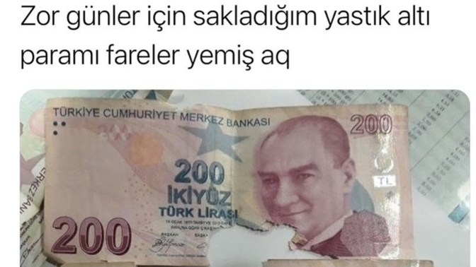Yastık altında para saklayan var mı hâlâ?