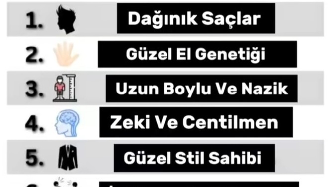 Aşağıdaki maddelerden 3 tane seçme hakkınız var, hangilerini seçerdiniz?