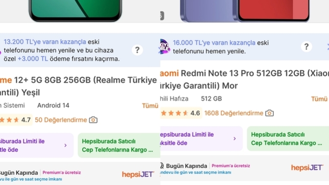 Şu 2 telefon arasında kaldım?