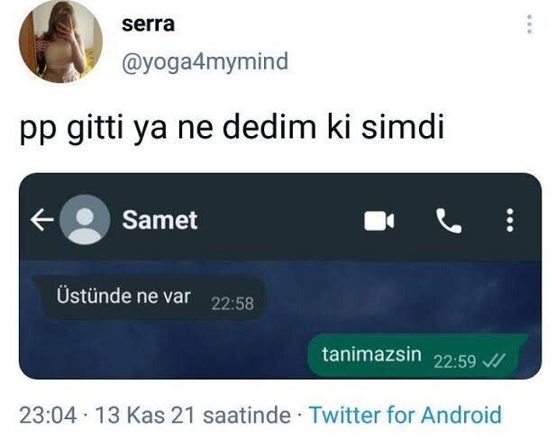 ''Üstünde ne var'' Diyen karşı cinse ne cevap verilir?