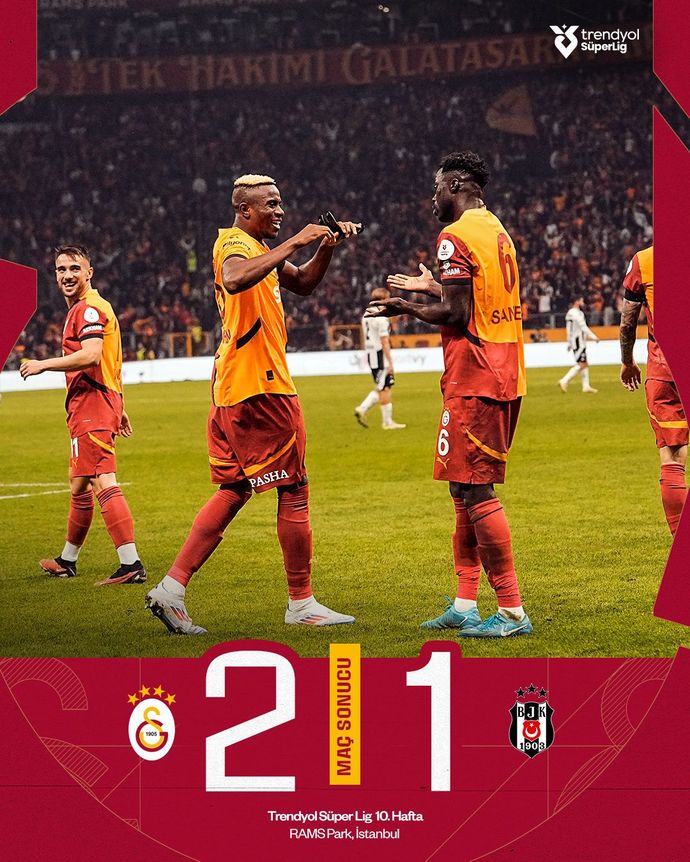Galatasaray Beşiktaş derbisi 2-1 bitti. Maçı izlediniz mi?