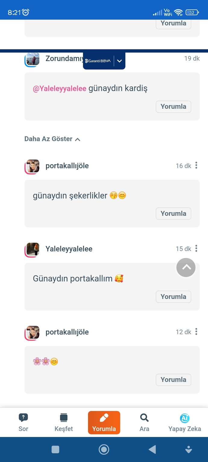 Sabah sabah oluşturduğumuz sıcak ortama bakar mısınız?
