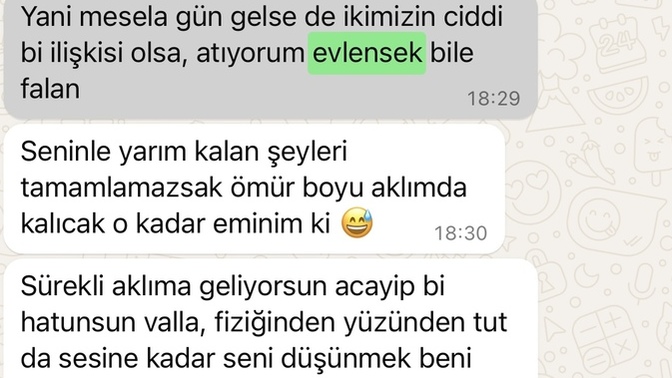 Sevgilisi varken başka kıza bunları yazan biri aldatır mı veya ayrılıp öteki o kıza gitme ihtimali var mı?