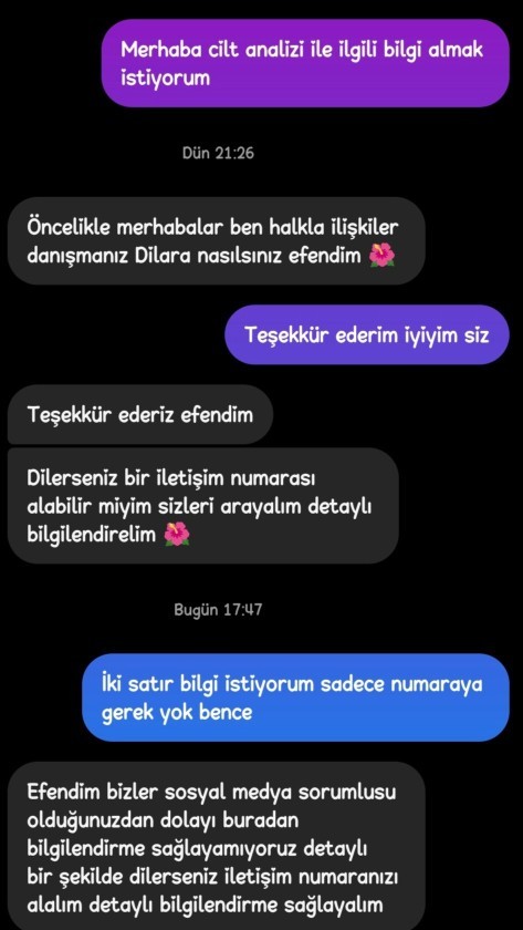 Bazı işletmelerin bilgi vermek için numara istemesi saçma değil mi?
