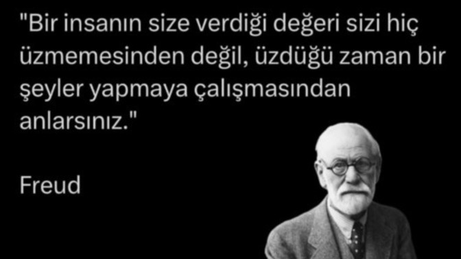 Freud'a katılıyor musunuz?