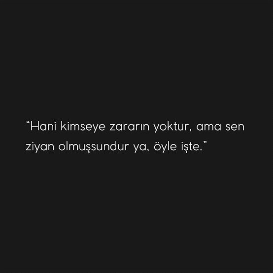 Ziyan mı olduk ne oldu bize böyle