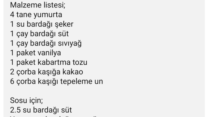Bol soslu ıslak kek yapacağım bu tarifi deneyen var mı, bir de sosu dökmeden birde sütle ya da kakaolu sütle biraz ıslatsam nasıl olur?