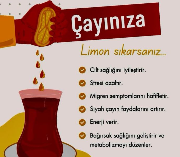 Çaya çorbaya limon sıkanlardan mısın?