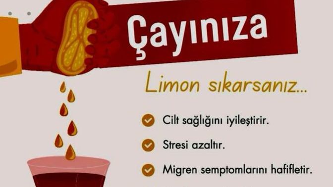 Çaya çorbaya limon sıkanlardan mısın?