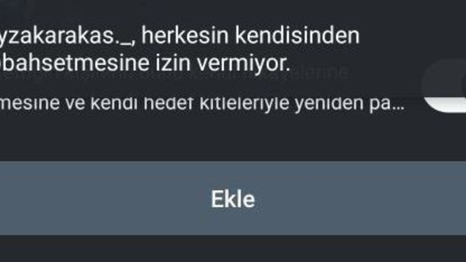 Instagram da hikayelerde kimse beni etiketleyemiyor?