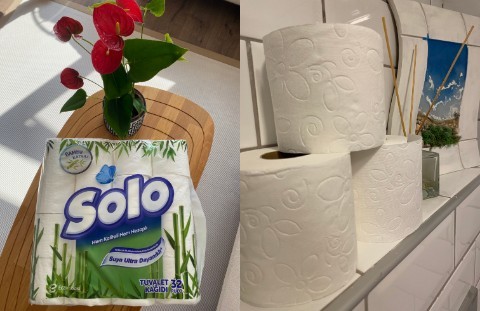 Hem hesaplı, hem dayanıklı bir tuvalet kağıdı arıyorsan cevabı burada: Solo Bambu Katkılı Tuvalet Kağıdı 🧻 Soloyu nasıl buluyorsunuz?