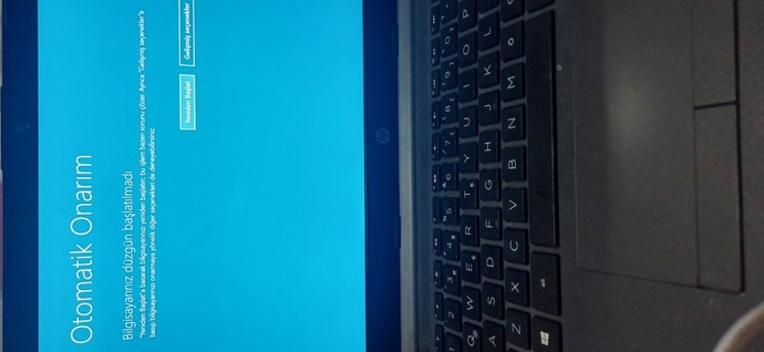 Otomatik onarım hatası?