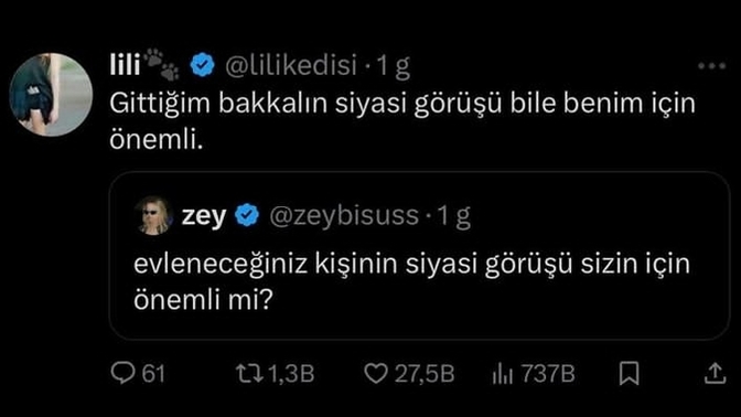 Evlendiğiniz kişinin siyasi görüşü sizin için önemli mi?