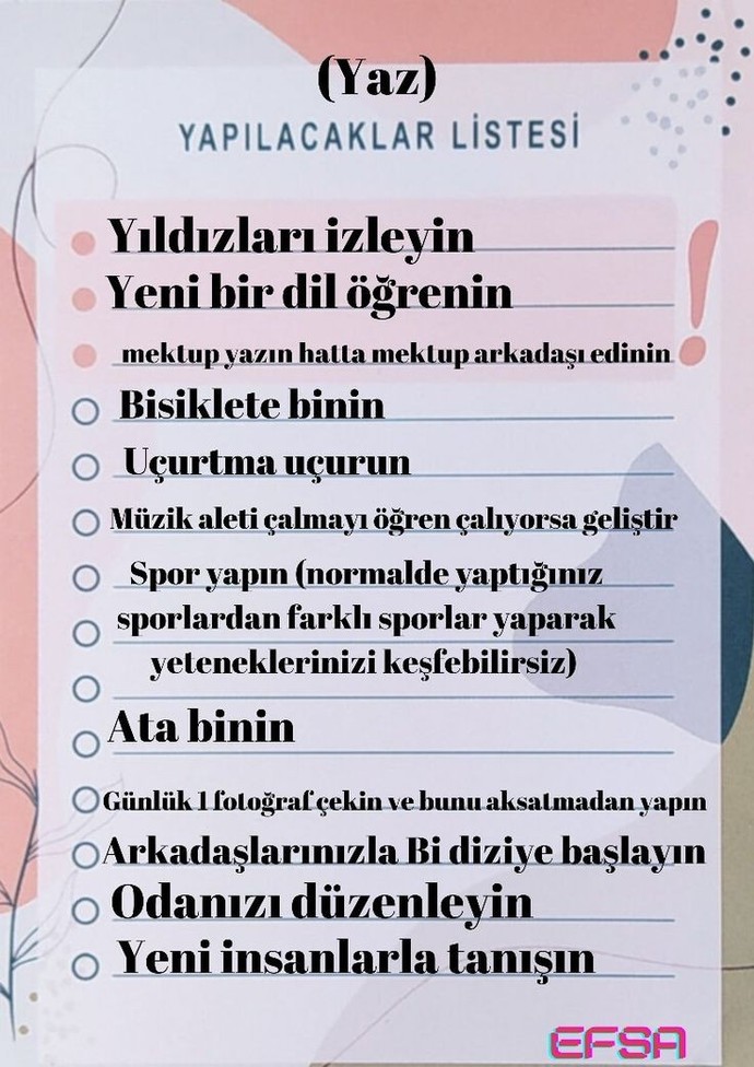 Ölmeden önce yapılacaklar listenizin ilk 3 maddesi nedir?