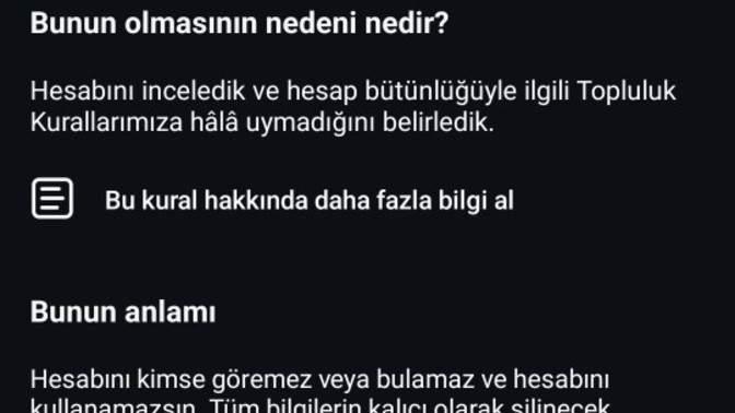 Y bitane bana takıntılı birisi hesabımı çaldılar lütfen yardım edin?