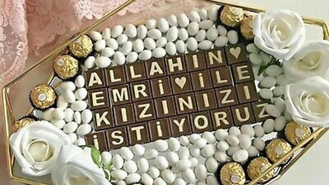 Sizin yörede kız istemeye giderken çikolata mı götürülür yoksa baklava mı?