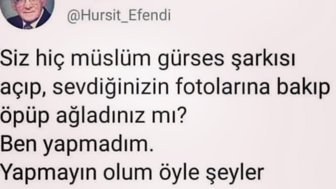 Evet yaptınızmı valla bende yapmadım 😂😂😂?