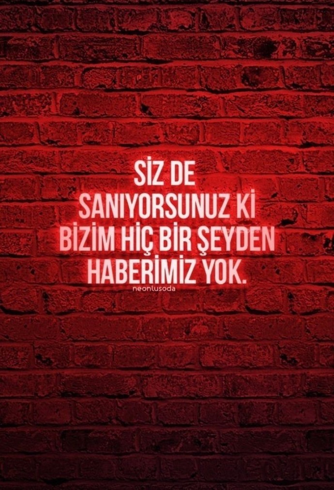 Haberiniz yokmuş gibi davrandınız mı?