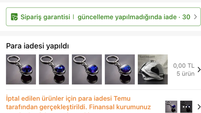 Hiç yanlış bir şey sipariş ettiğiniz oldu mu?