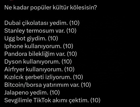Sizin puanınız kaç?
