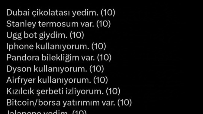 Sizin puanınız kaç?