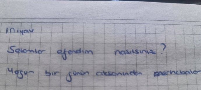 El yazım nasıl sizce?