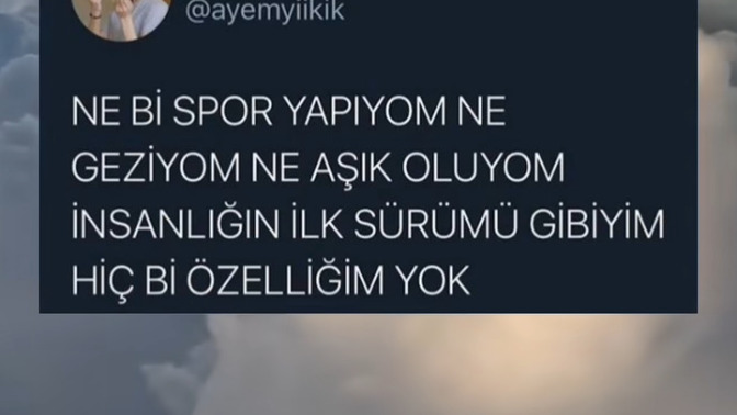 Senin özelliğin ne?