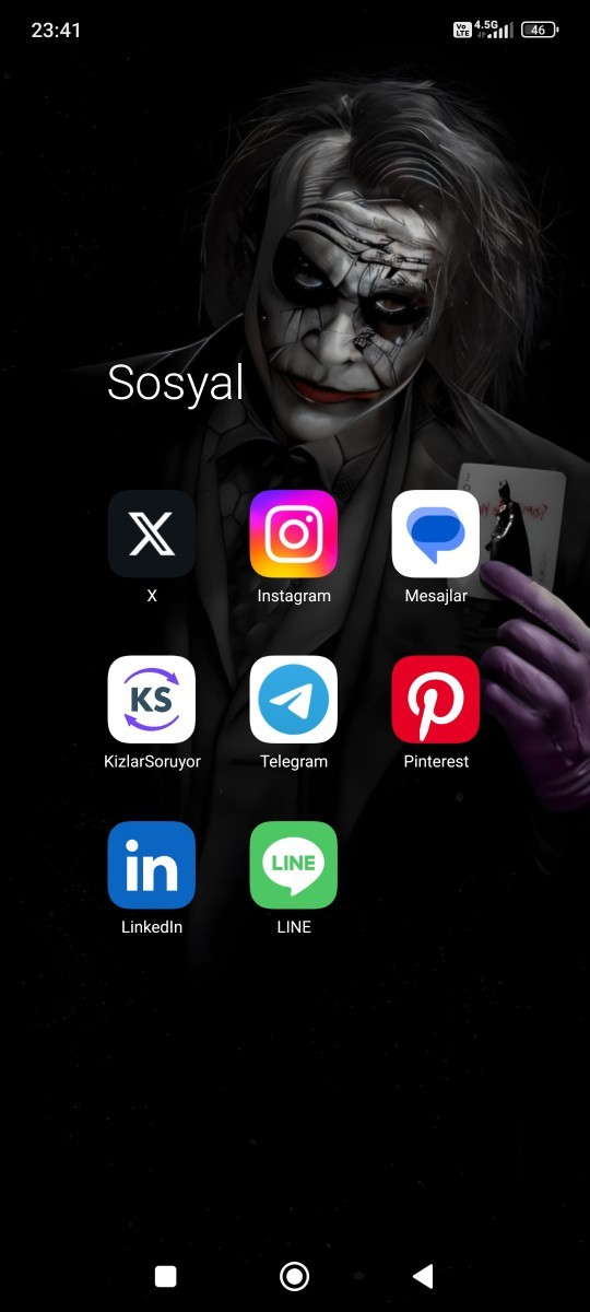 Telefonunuzda hangi sosyal uygulamalar var?