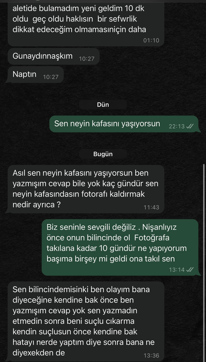 Böyle biriyle yola devam eder misiniz?