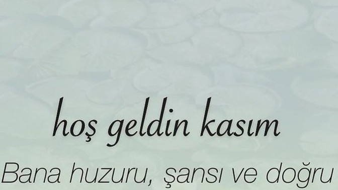 Kasım ayına nasıl giriş yaptınız?