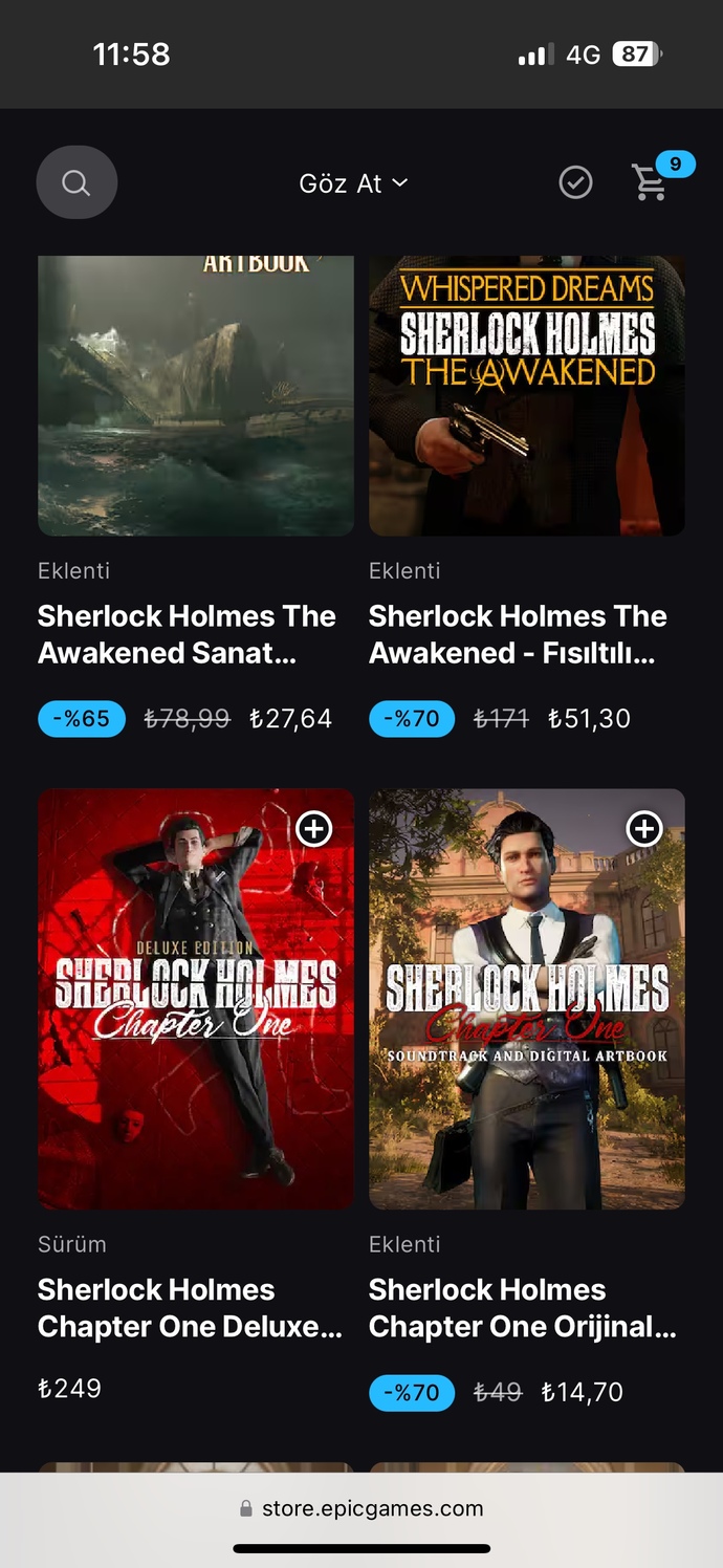 Sherlock Holmes oyun serisi indirimde, hangilerini almalıyım?