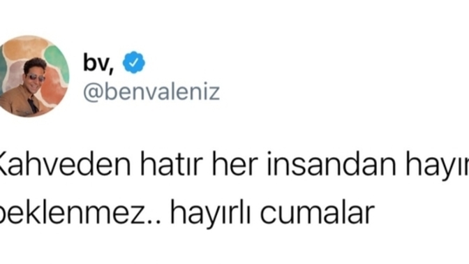 Hayırlı Cumalar diyeniniz var mı?